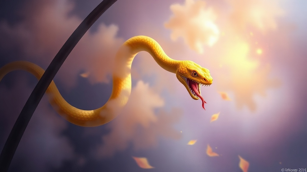 Sonhar com Cobra Amarela Atacando: Significado Profundo