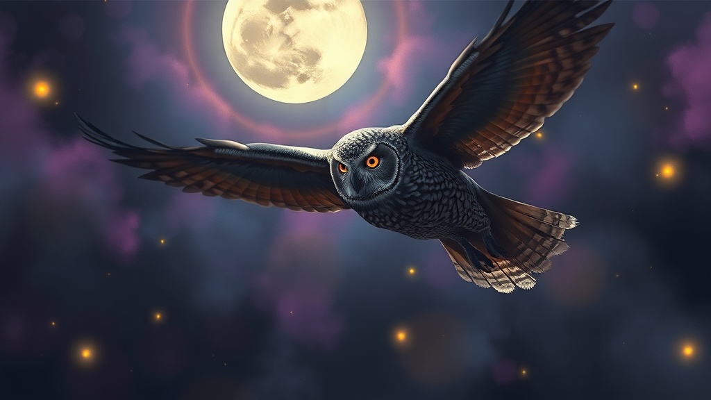 Sonhar com Coruja Voando à Noite: Sabedoria e Intuição