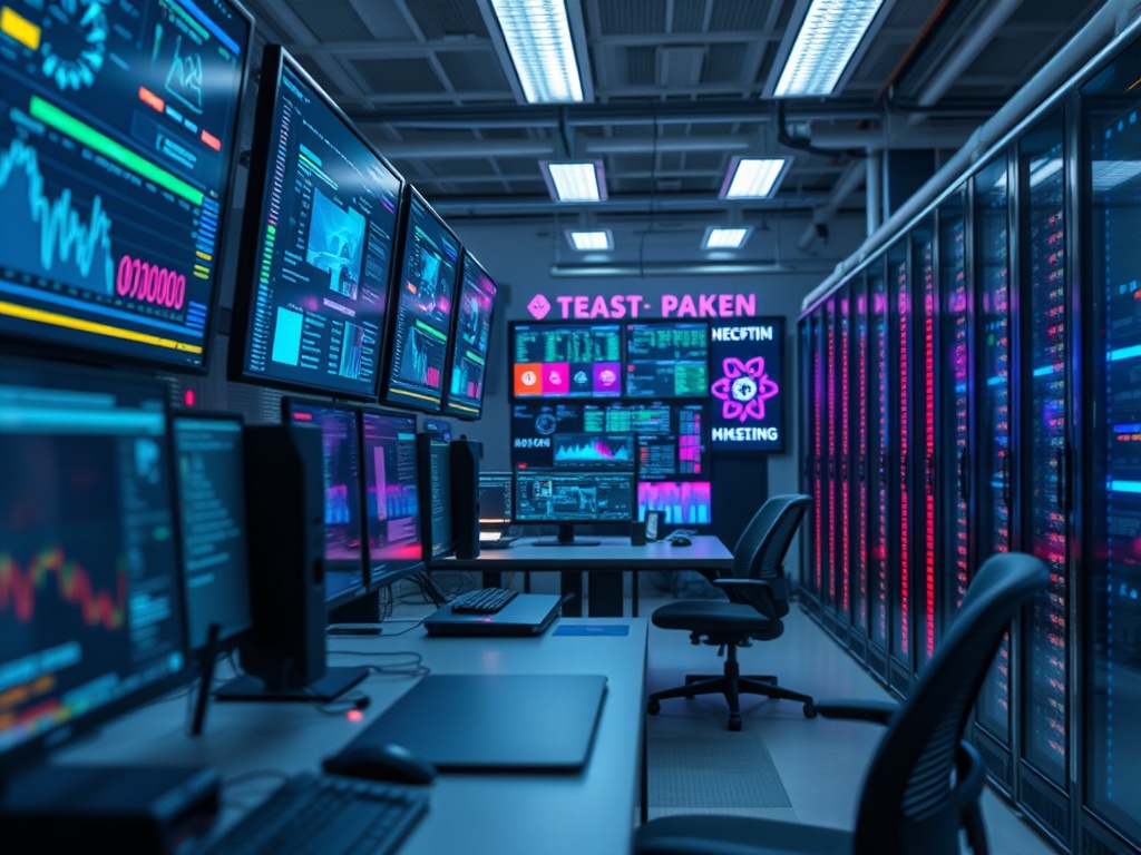 Futuristic AI-powered video editing interface illustrating interactive features in AI video production, 2026