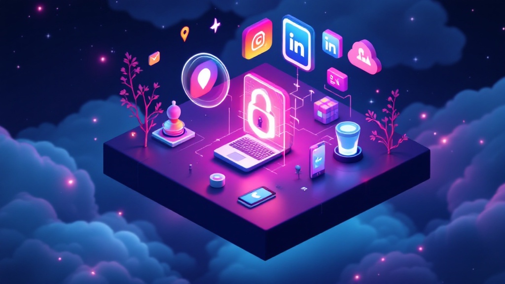 Digital privacy tools for social media management, cybersecurity, online privacy protection, secure social media use