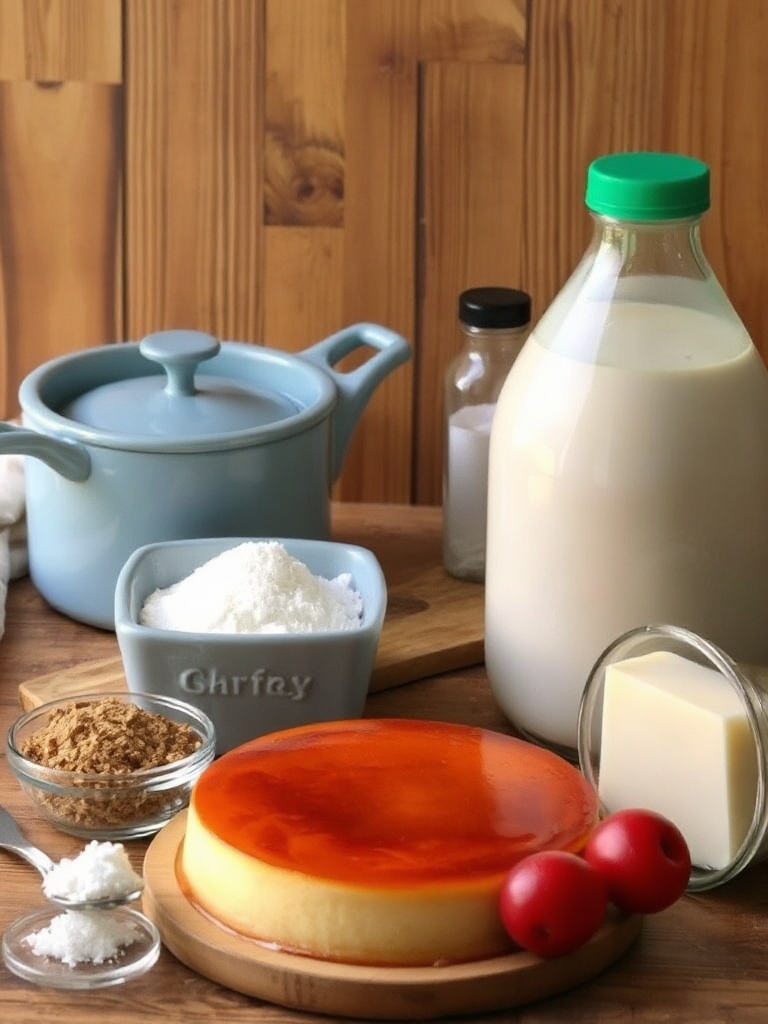 recette flan patissier ingredients
