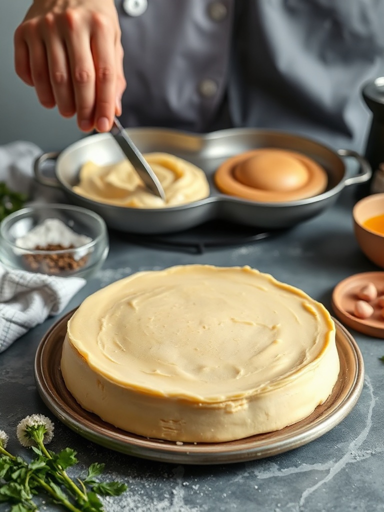 recette flan patissier preparation