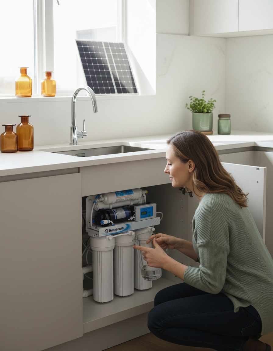 Innovador sistema de ósmosis inversa solar para producción de agua potable