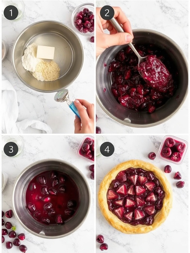 recette clafoutis cerises preparation