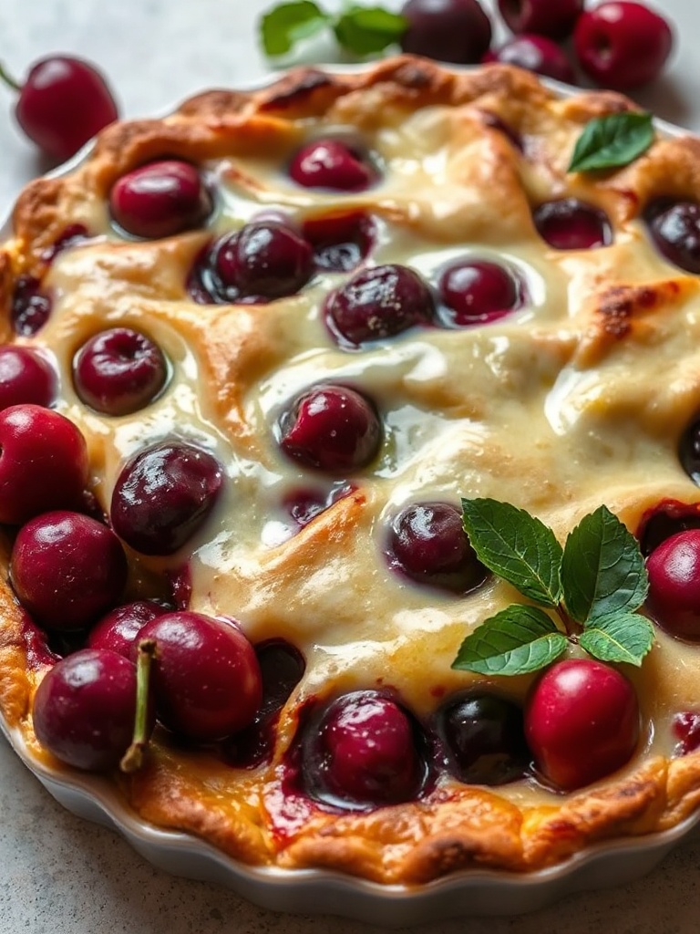 recette clafoutis cerises