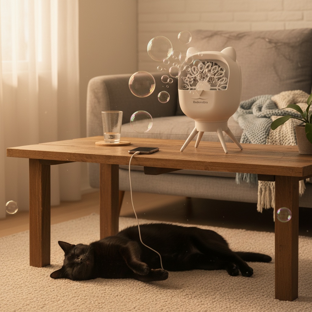RadiantEra™ Automatische Seifenblasenmaschine für Katzen photo 6