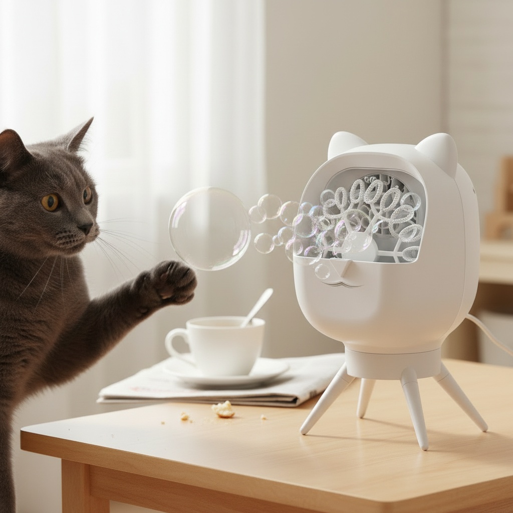 RadiantEra™ Automatische Seifenblasenmaschine für Katzen photo 8