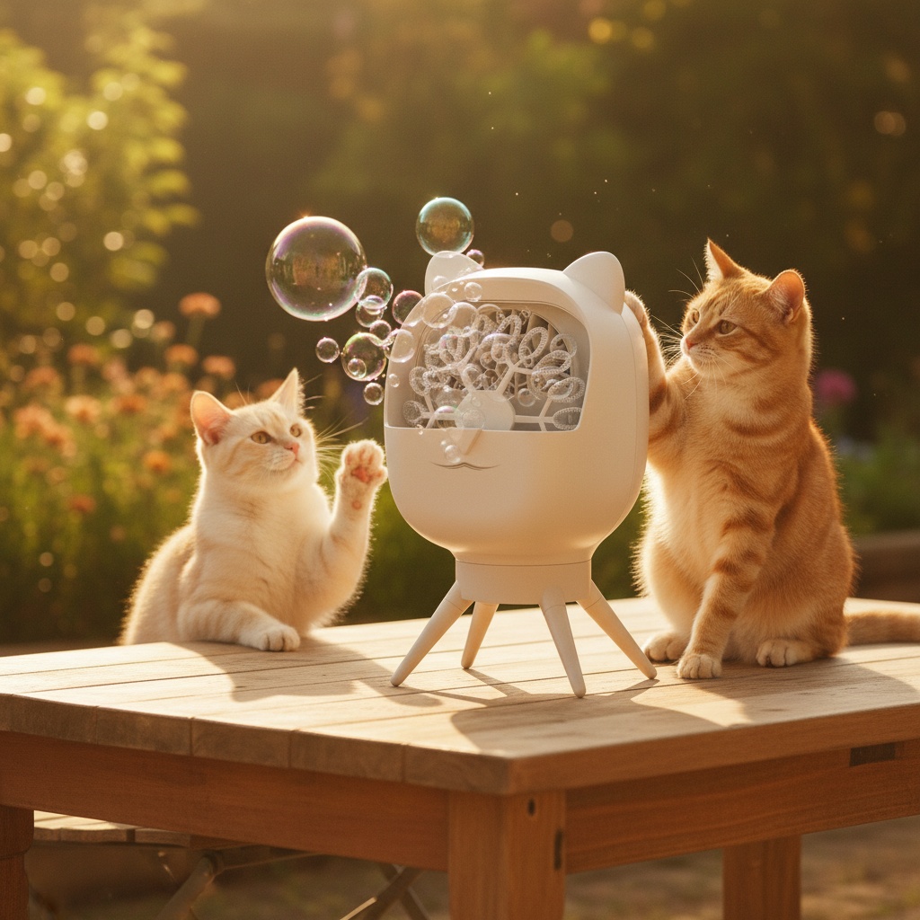 RadiantEra™ Automatische Seifenblasenmaschine für Katzen photo 5