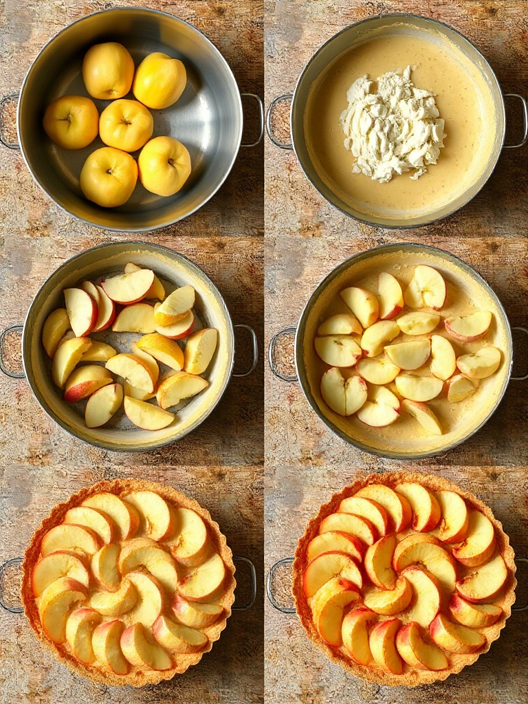 recette tarte au pomme preparation