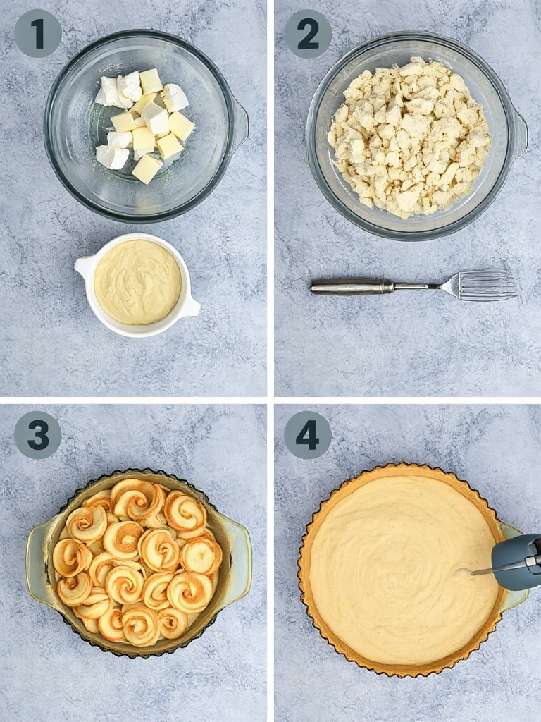 tarte aux poireaux preparation
