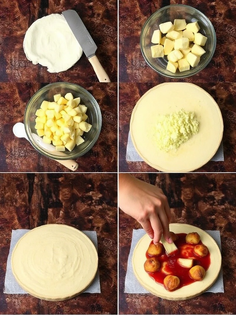 tarte aux poireaux preparation