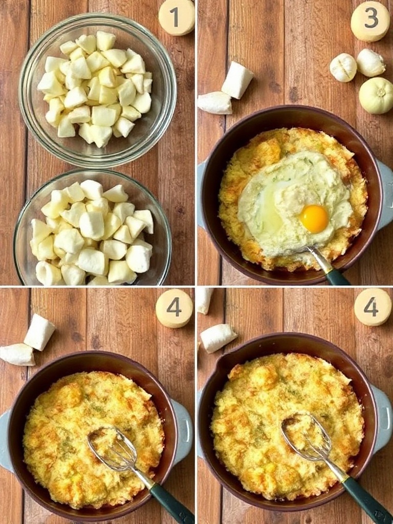 gratin de chou fleur preparation