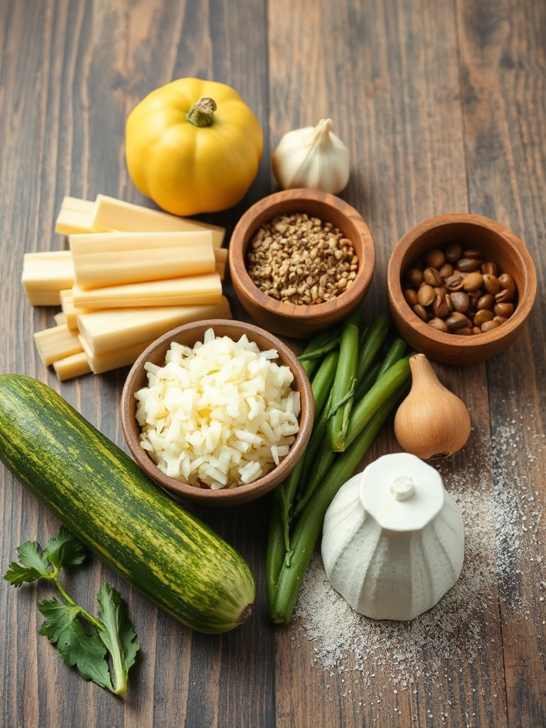 flan de courgette ingredients