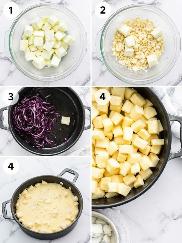 gratin de chou fleur preparation
