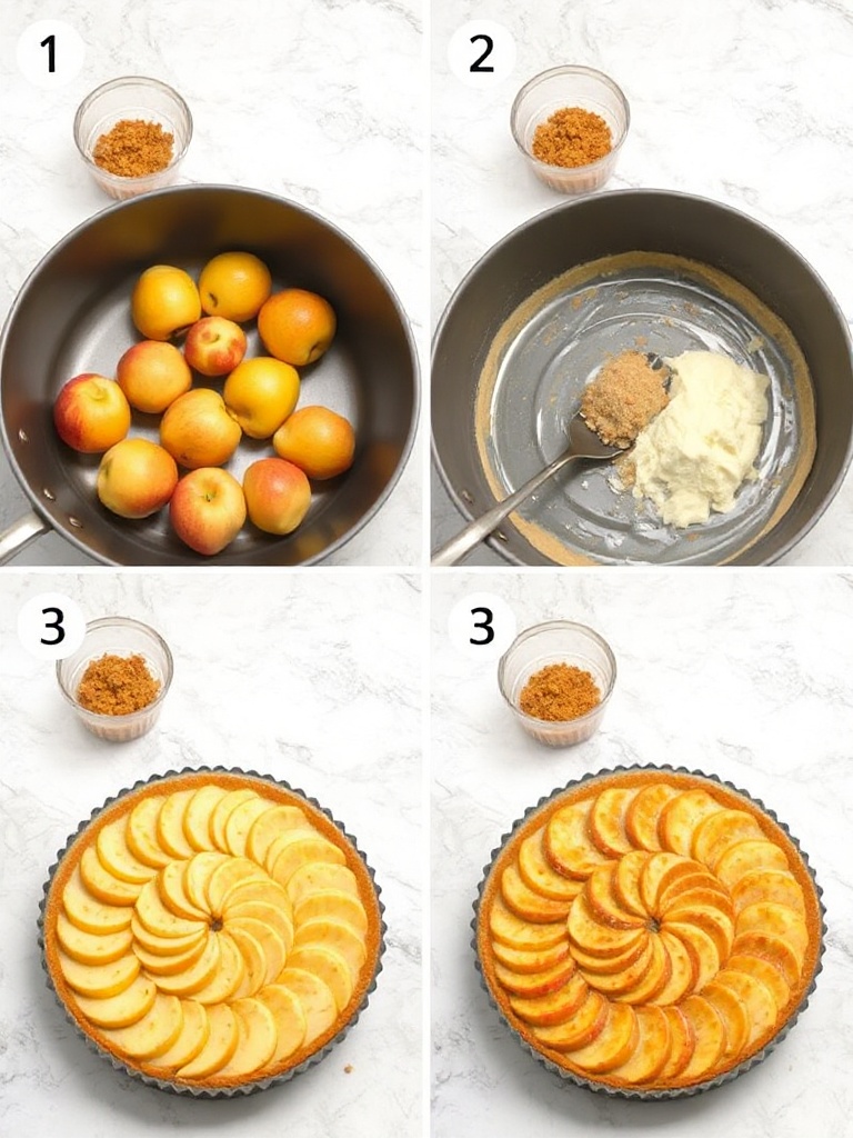 recette tarte au pomme preparation