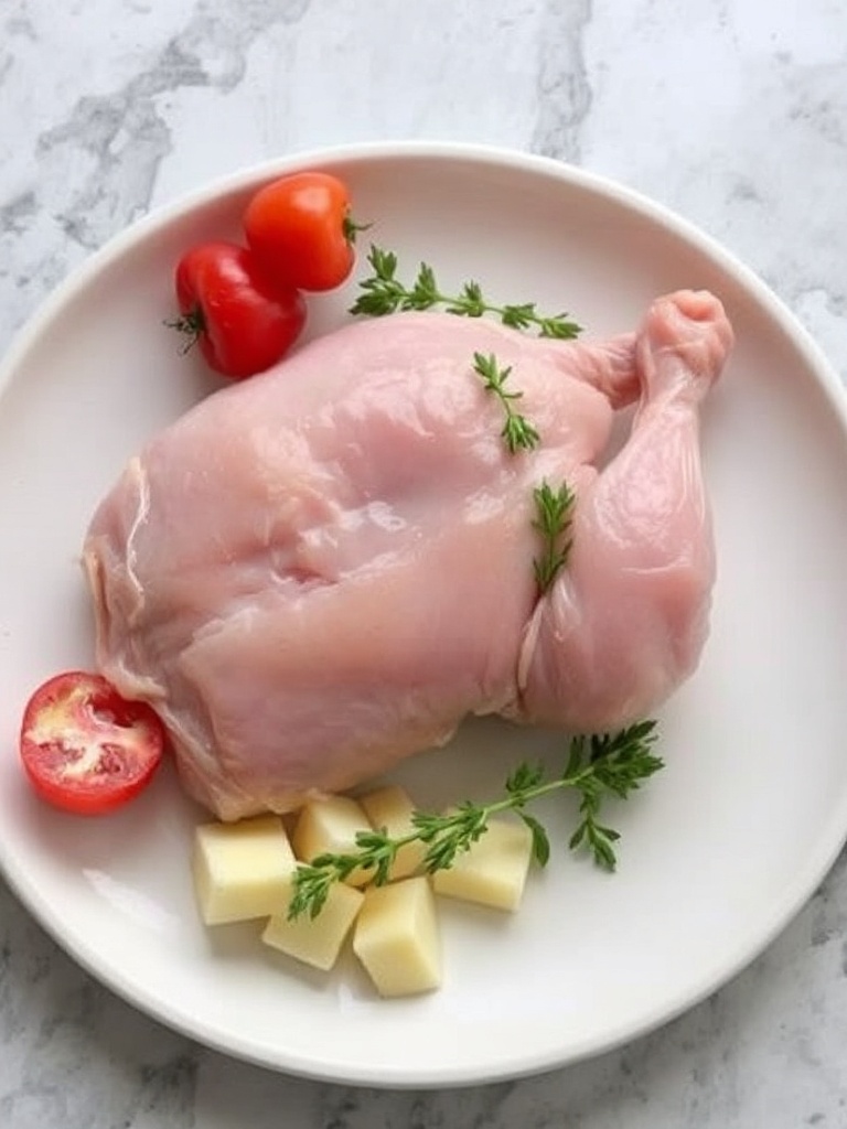 cuisse de poulet au four ingredients