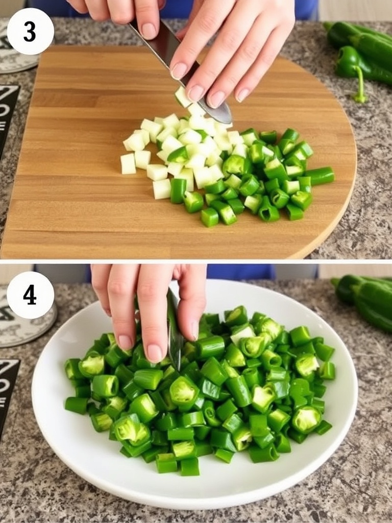 poivrons preparation