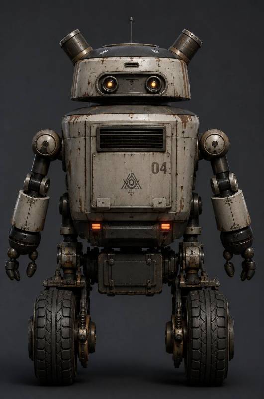 metal robot — free 3D model