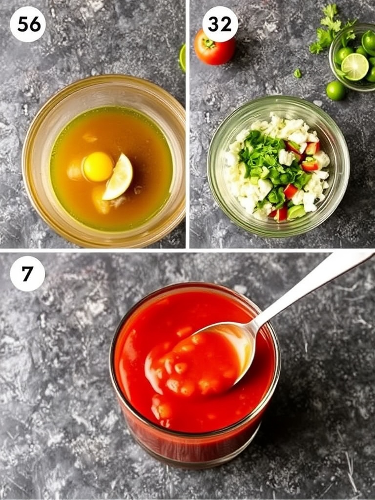 sauce cocktail preparation