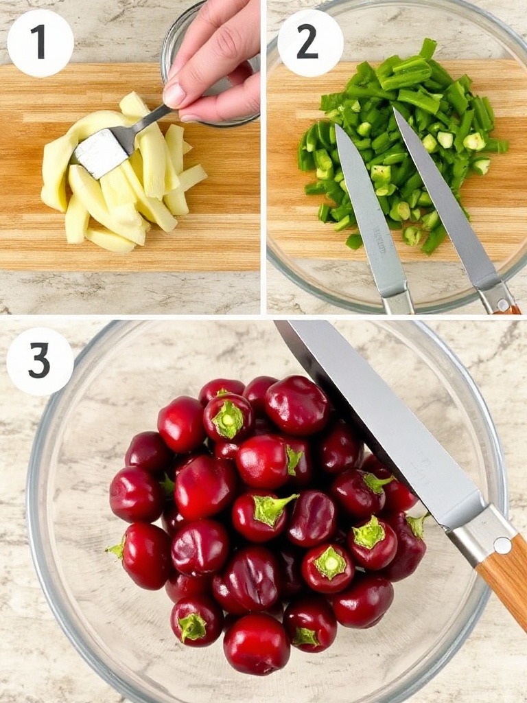 poivrons preparation
