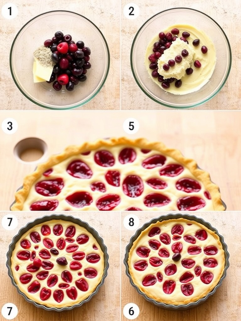 recette clafoutis aux cerises preparation
