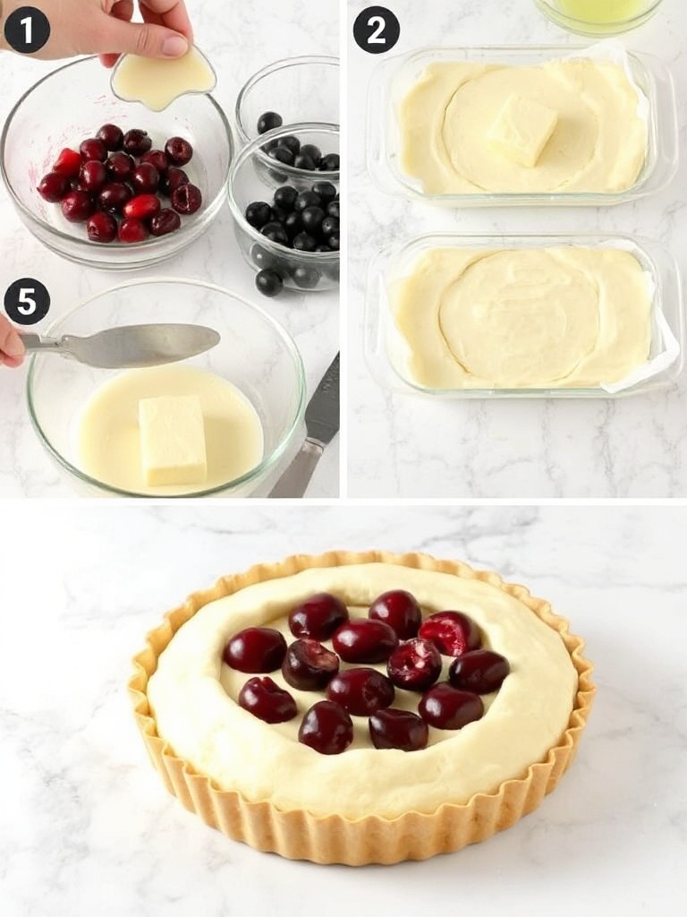 recette clafoutis aux cerises preparation
