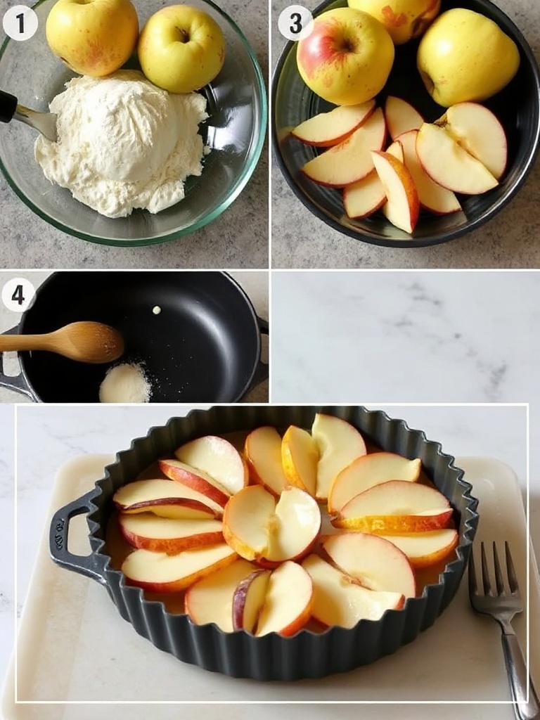 tarte aux pommes recette preparation