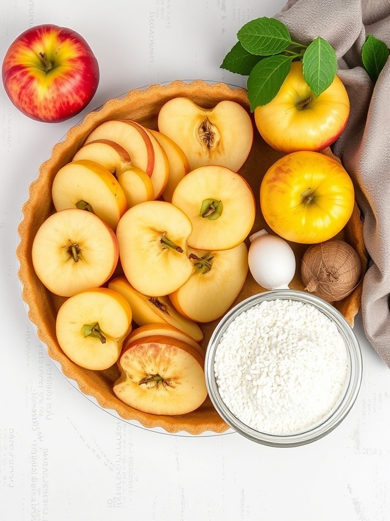 tarte aux pommes recette ingredients