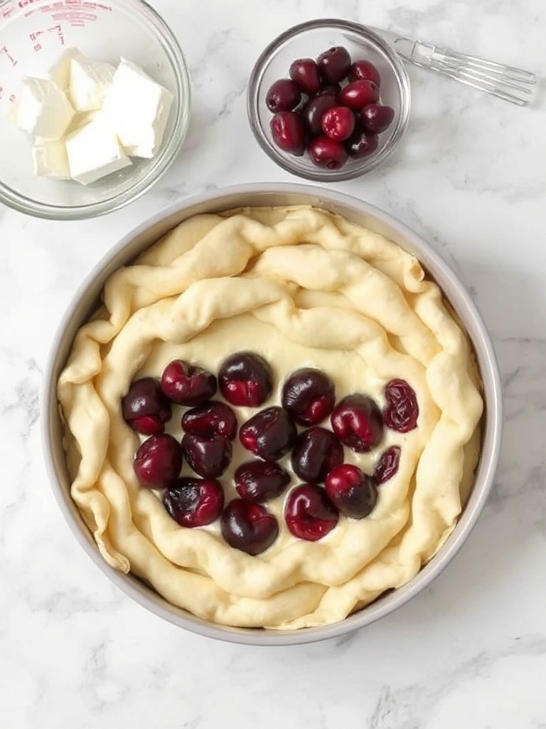 recette du clafoutis aux cerises preparation