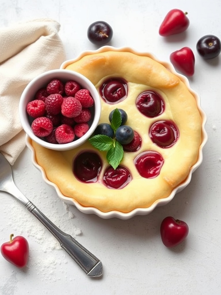 recette du clafoutis aux cerises ingredients