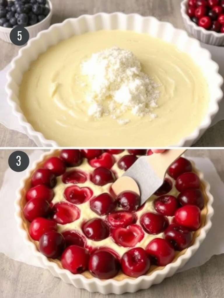 recette clafoutis aux cerises preparation