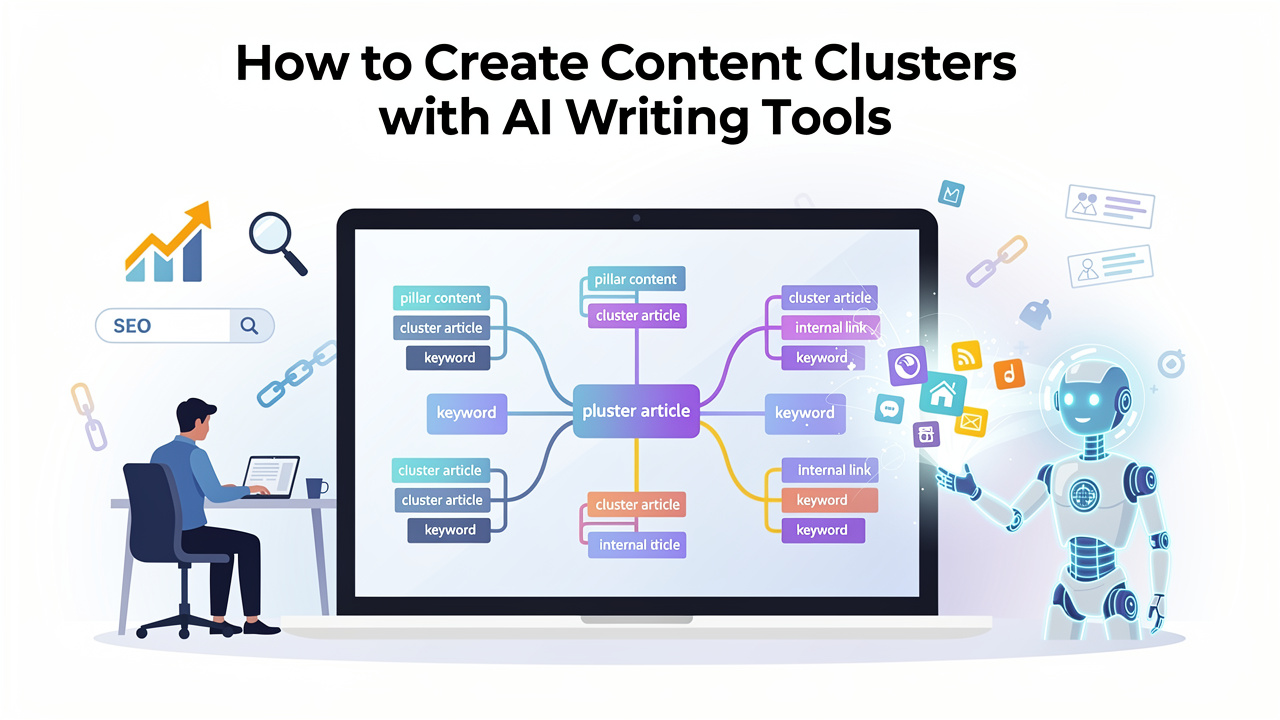 How to Create Content Clusters with AI Writing Tools for SEO