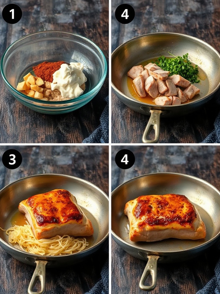 roti de porc au four preparation