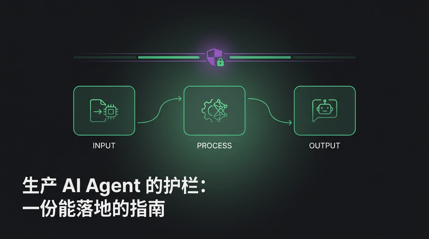 Cover image for 生产 AI Agent 的护栏：一份能落地的指南