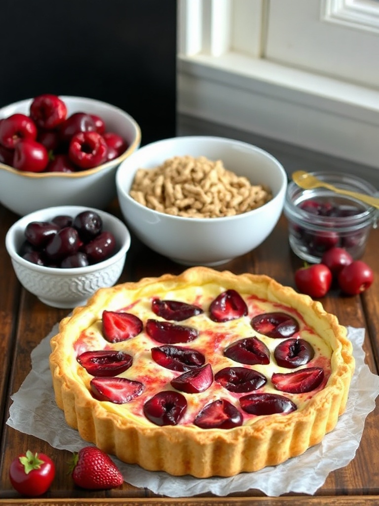 recette du clafoutis aux cerises ingredients