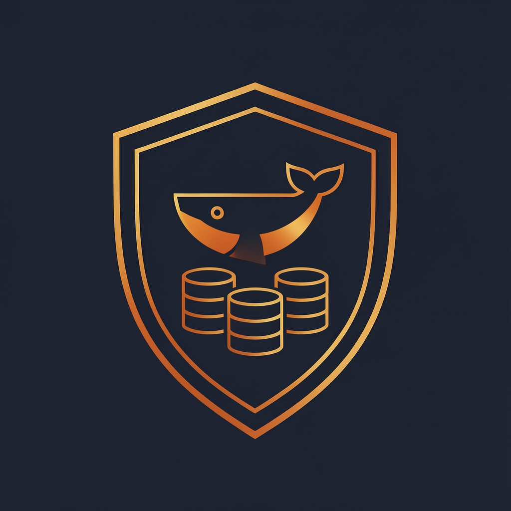 Security shield representing defense-in-depth through multi-stage builds