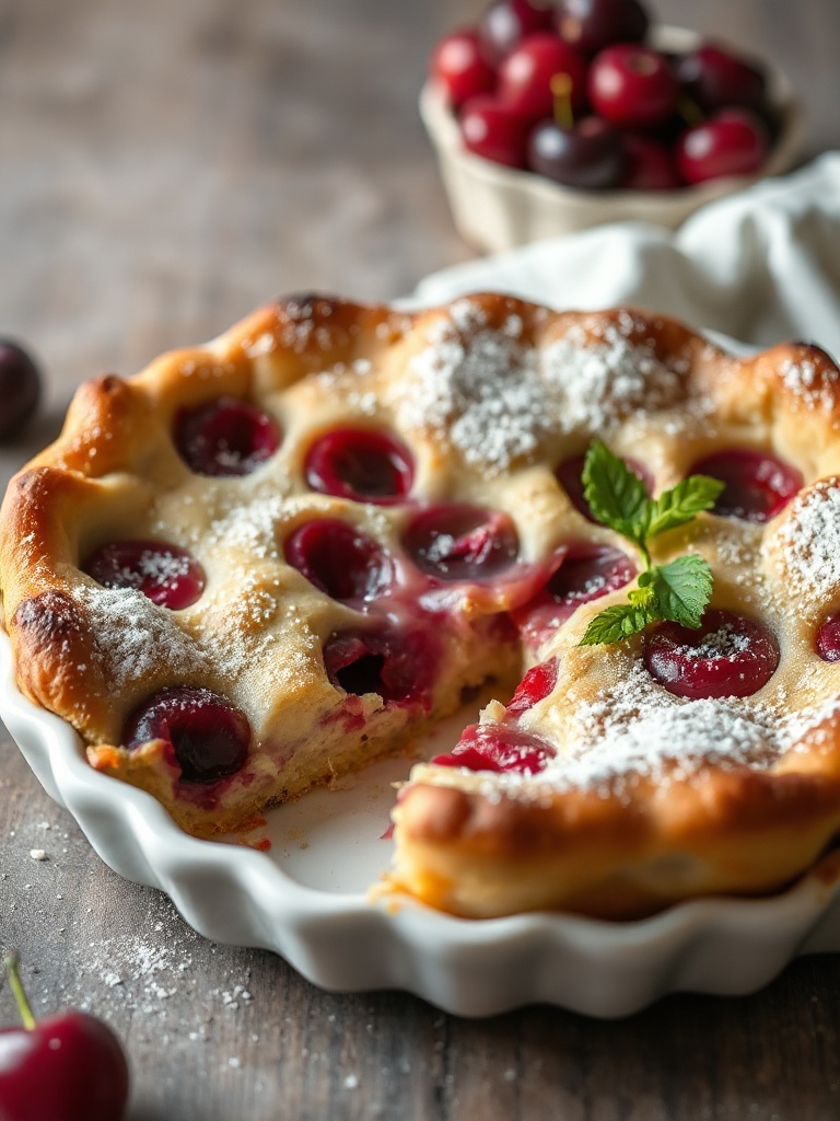recette du clafoutis aux cerises ingredients