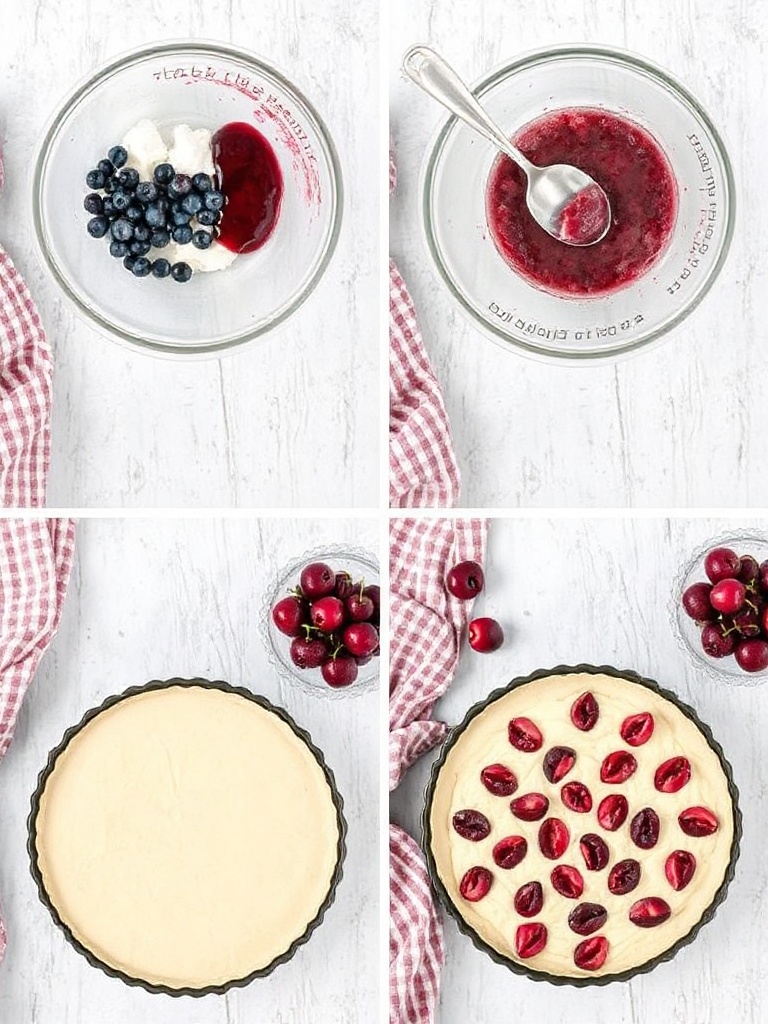 recette du clafoutis aux cerises preparation