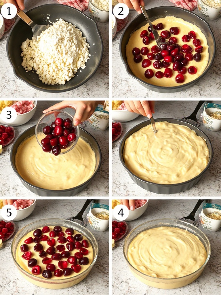 recette du clafoutis aux cerises preparation