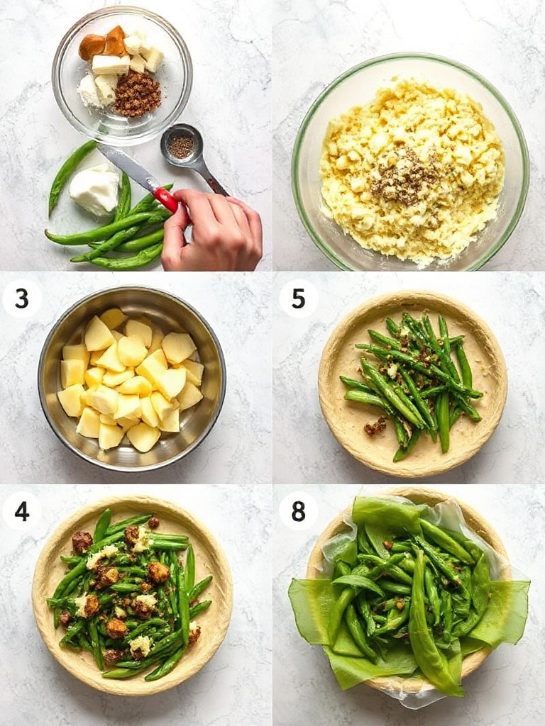 quiche au poireau preparation