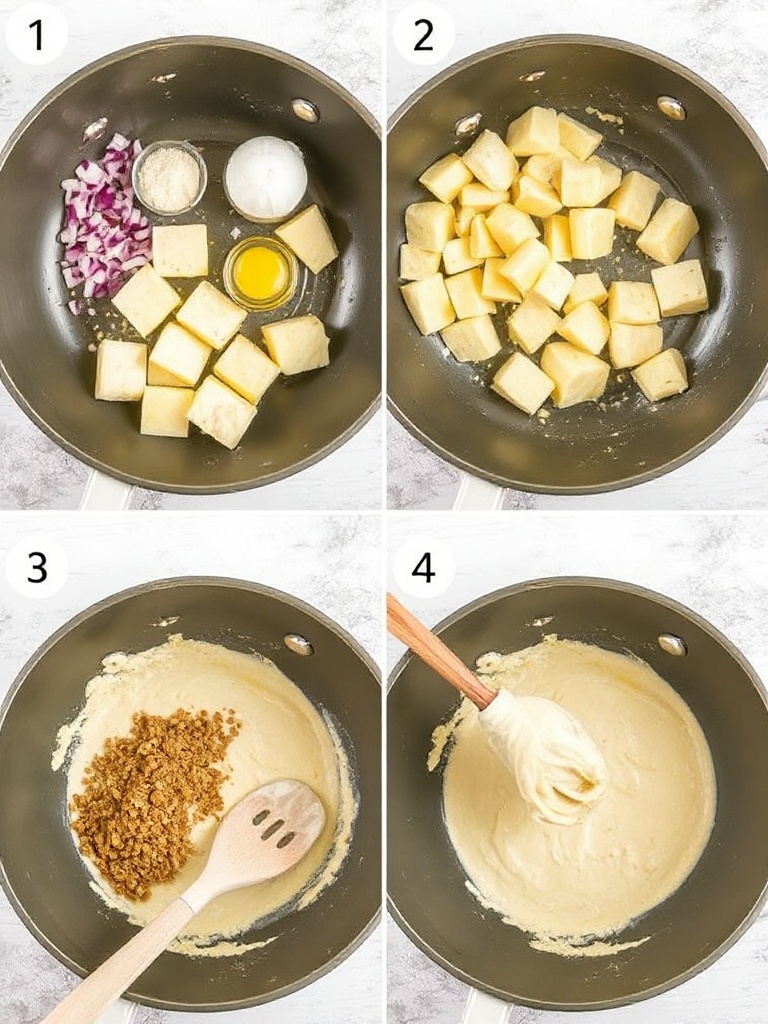 patate douce au four preparation