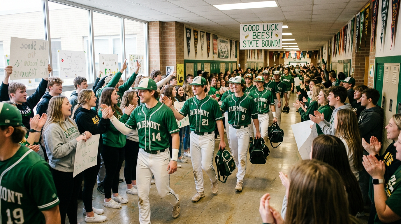 East Fairmont Baseball Team Heads To First State Tournament Since 1990