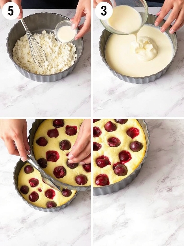 clafouti cerise recette preparation