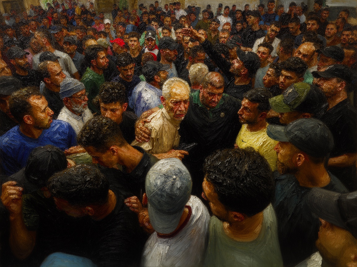 Israeli Strike on Gaza City Tent Camp Kills Six