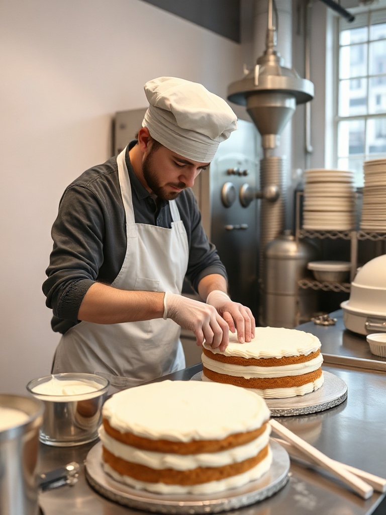 cake factory preparation