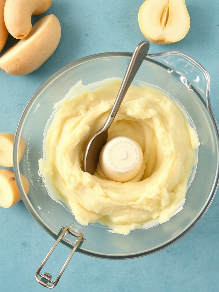 purée de patate douce preparation