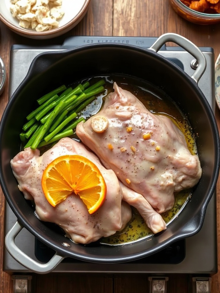 recette poulet preparation