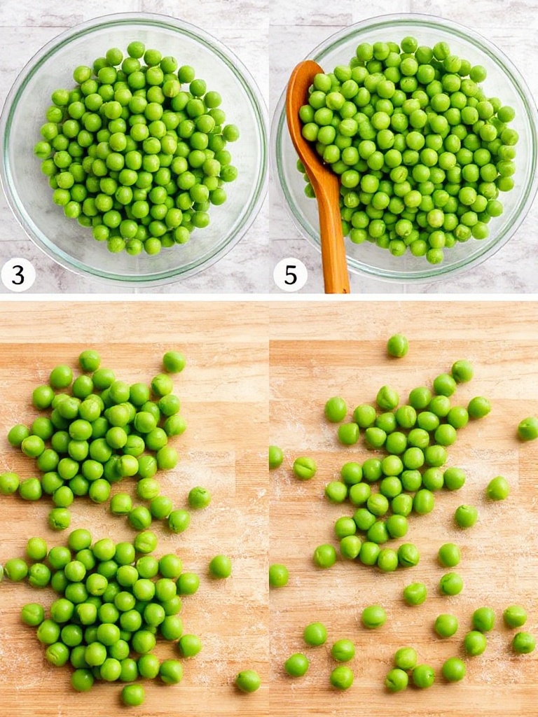 petits pois preparation