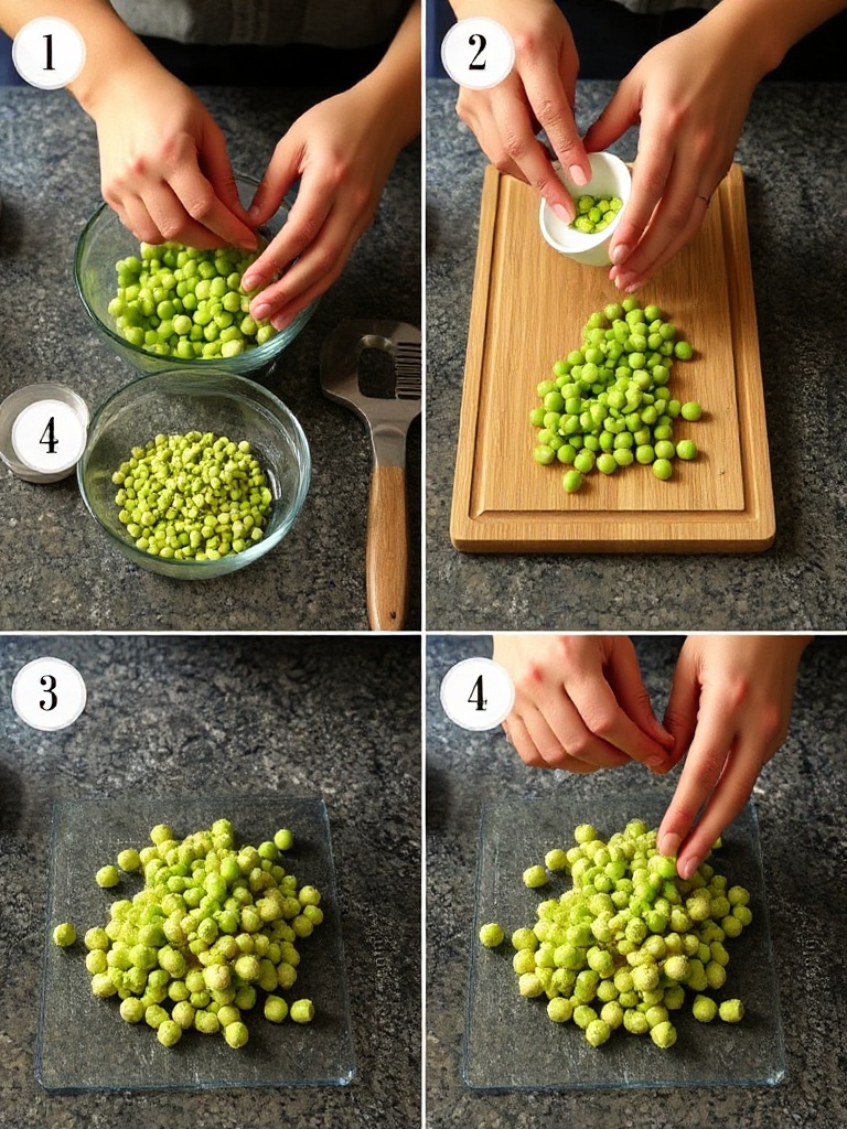 petits pois preparation