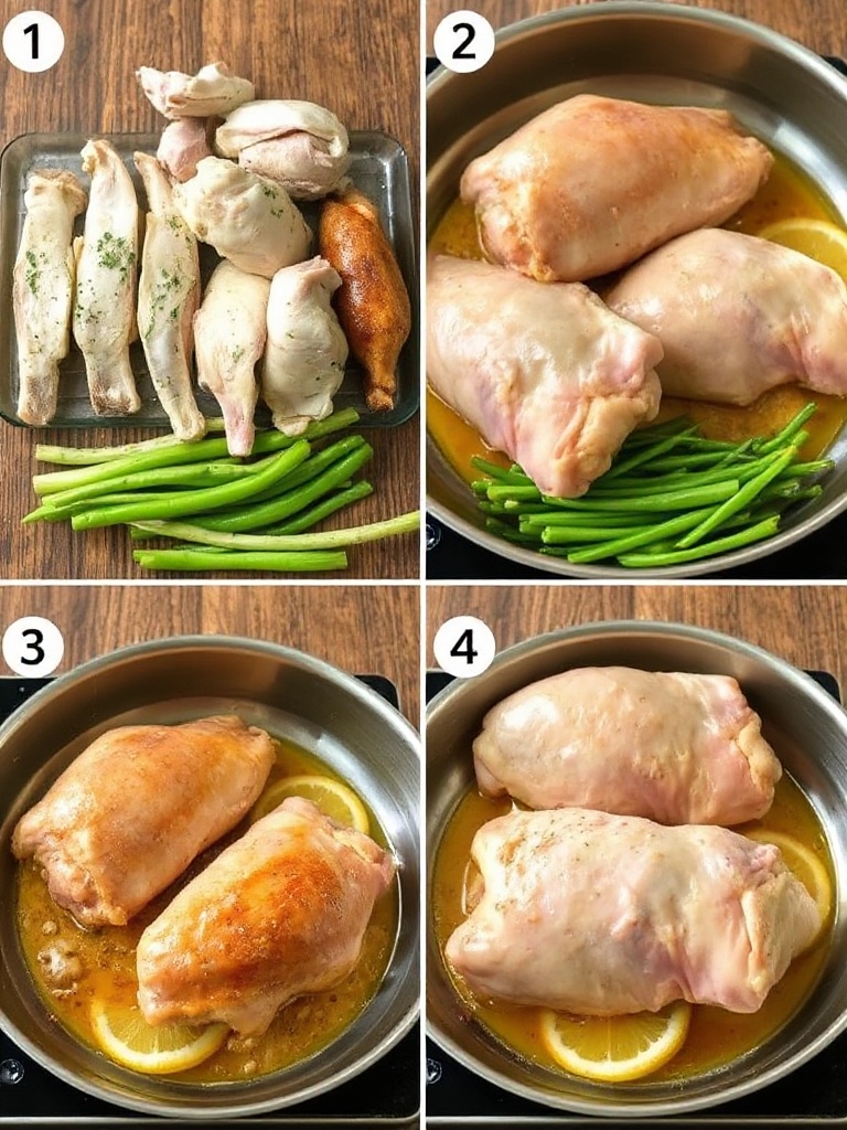 recette poulet preparation